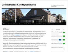 Tablet Screenshot of gknijkerkerveen.nl